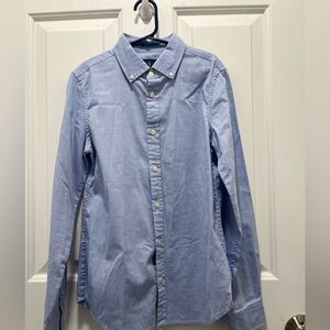 Ralph Lauren, Button Down Shirt, light blue, boy size 12